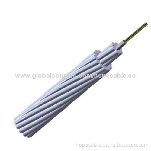 2~144 Cores 110~500KV Single-mode/Multiple mode OPGW Composite Overhead Ground Wire Fiber Optic